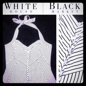 White House Black Market halter bustier
